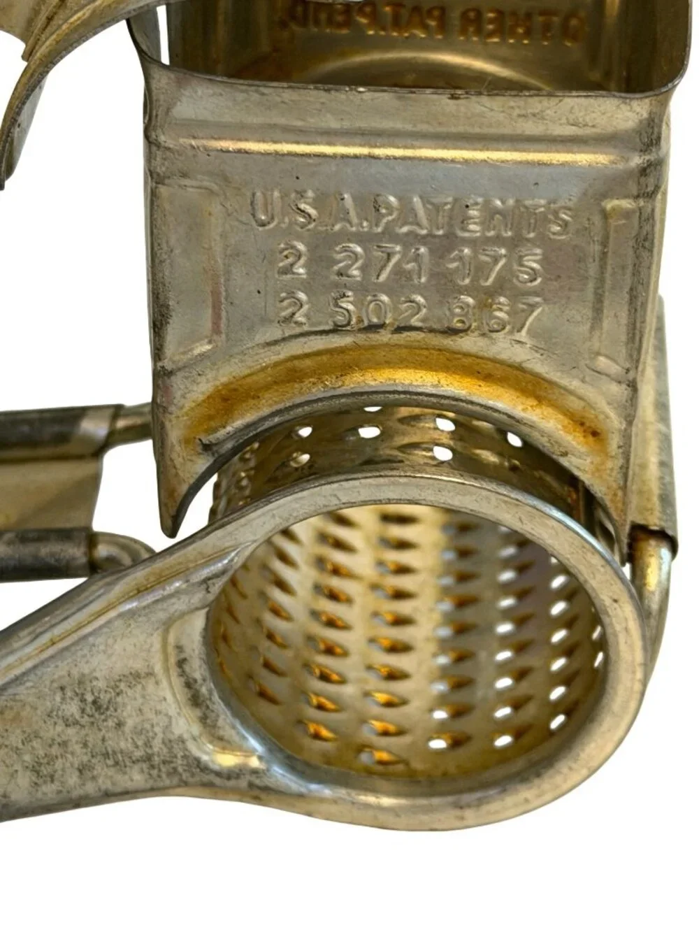 Vintage Mouli Grater Hand Crank Rotary Cheese Nut Grater Made in France